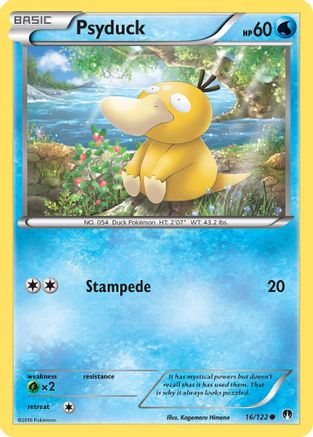 Psyduck (016/122) [XY  BREAKpoint] Reverse Holofoil - Common
