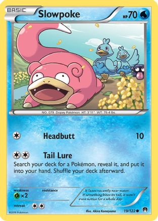 Slowpoke (019/122) [XY  BREAKpoint] Reverse Holofoil - Common