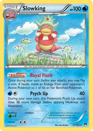 Slowking (021/122) [XY  BREAKpoint] Holofoil - Holo Rare