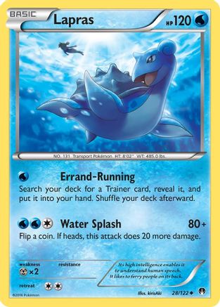 Lapras (028/122) [XY  BREAKpoint] - Uncommon