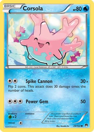 Corsola (029/122) [XY  BREAKpoint] - Common