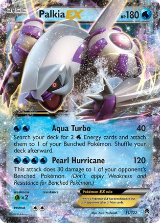 Palkia EX (031/122) [XY  BREAKpoint] Holofoil - Ultra Rare