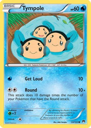 Tympole (033/122) [XY  BREAKpoint] Reverse Holofoil - Common