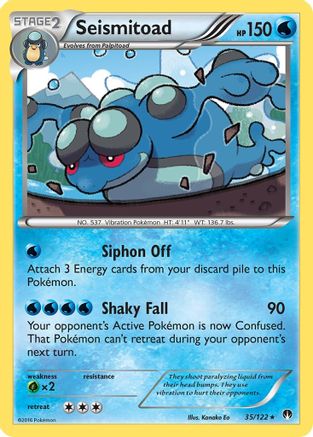 Seismitoad (035/122) [XY  BREAKpoint] - Rare