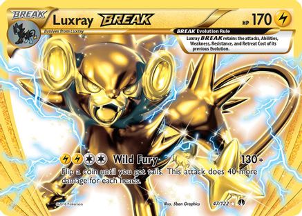Luxray BREAK (047/122) [XY  BREAKpoint] Holofoil - Rare BREAK