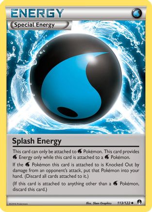 Splash Energy (113/122) [XY  BREAKpoint] - Uncommon