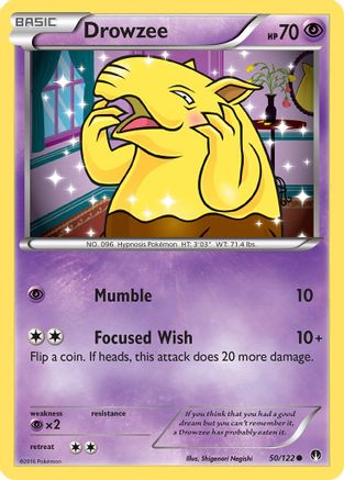 Drowzee (050/122) [XY  BREAKpoint] Reverse Holofoil - Common