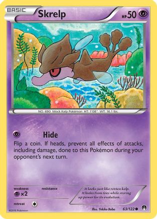 Skrelp (063/122) [XY  BREAKpoint] Reverse Holofoil - Common