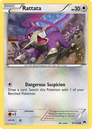 Rattata (087/122) [XY  BREAKpoint] - Common