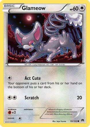 Glameow (093/122) [XY  BREAKpoint] - Common