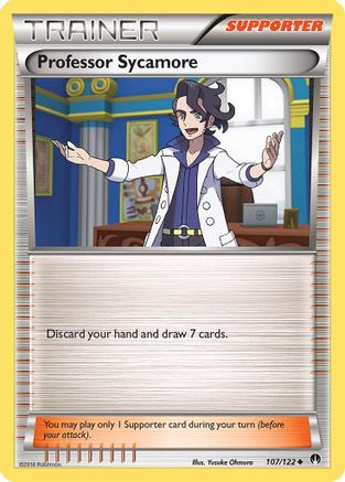 Professor Sycamore (107/122) [XY  BREAKpoint] Reverse Holofoil - Uncommon