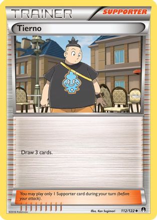 Tierno (112/122) [XY  BREAKpoint] Reverse Holofoil - Uncommon
