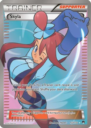 Skyla (122/122) [XY  BREAKpoint] Holofoil - Ultra Rare