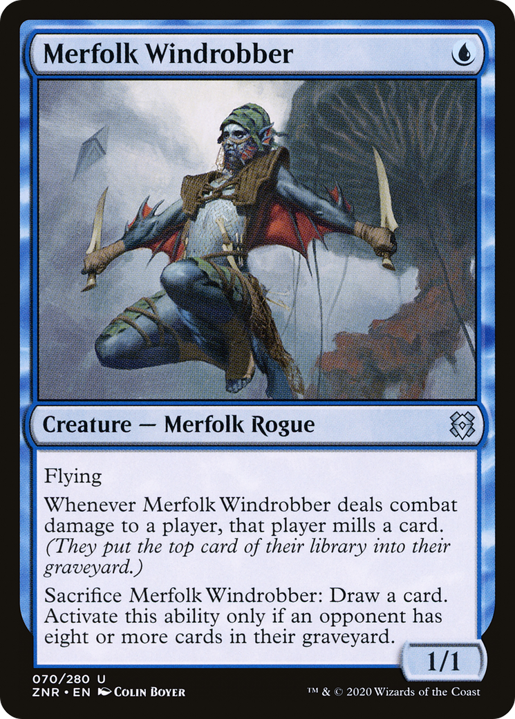 Merfolk Windrobber (ZNR-070) [Zendikar Rising]