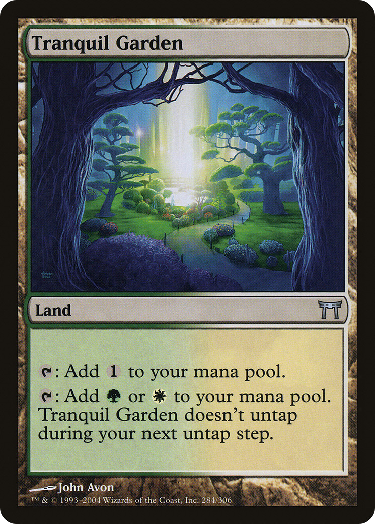 Tranquil Garden (CHK-284) [Champions of Kamigawa]