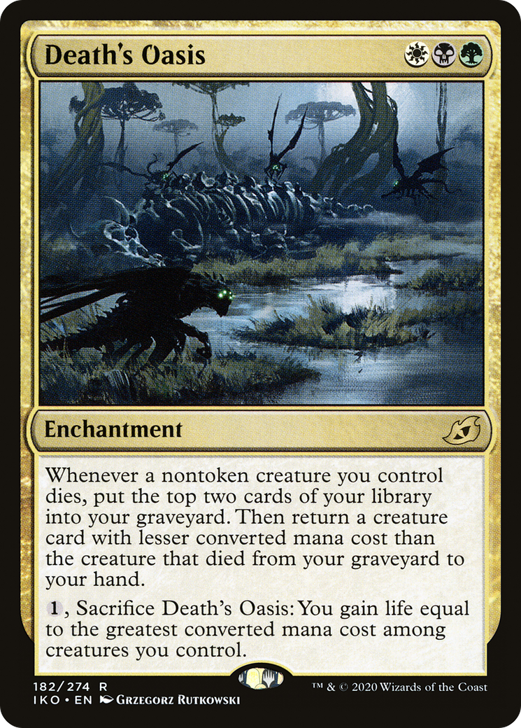Death's Oasis (IKO-182) [Ikoria: Lair of Behemoths] Foil