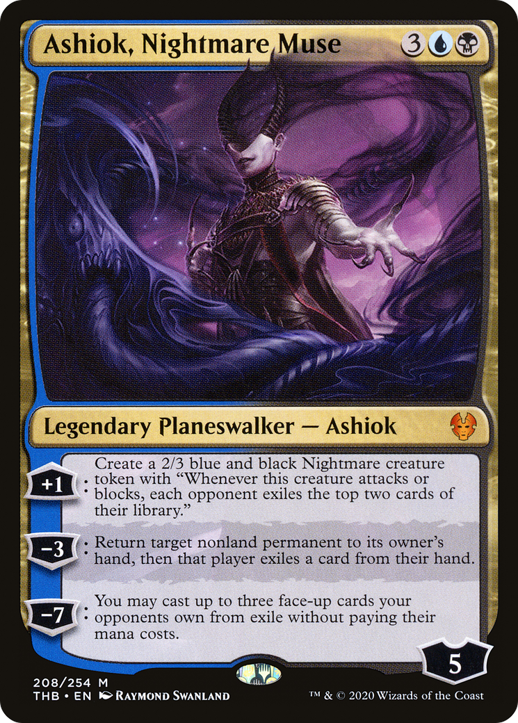 Ashiok, Nightmare Muse (THB-208) [Theros Beyond Death] Foil