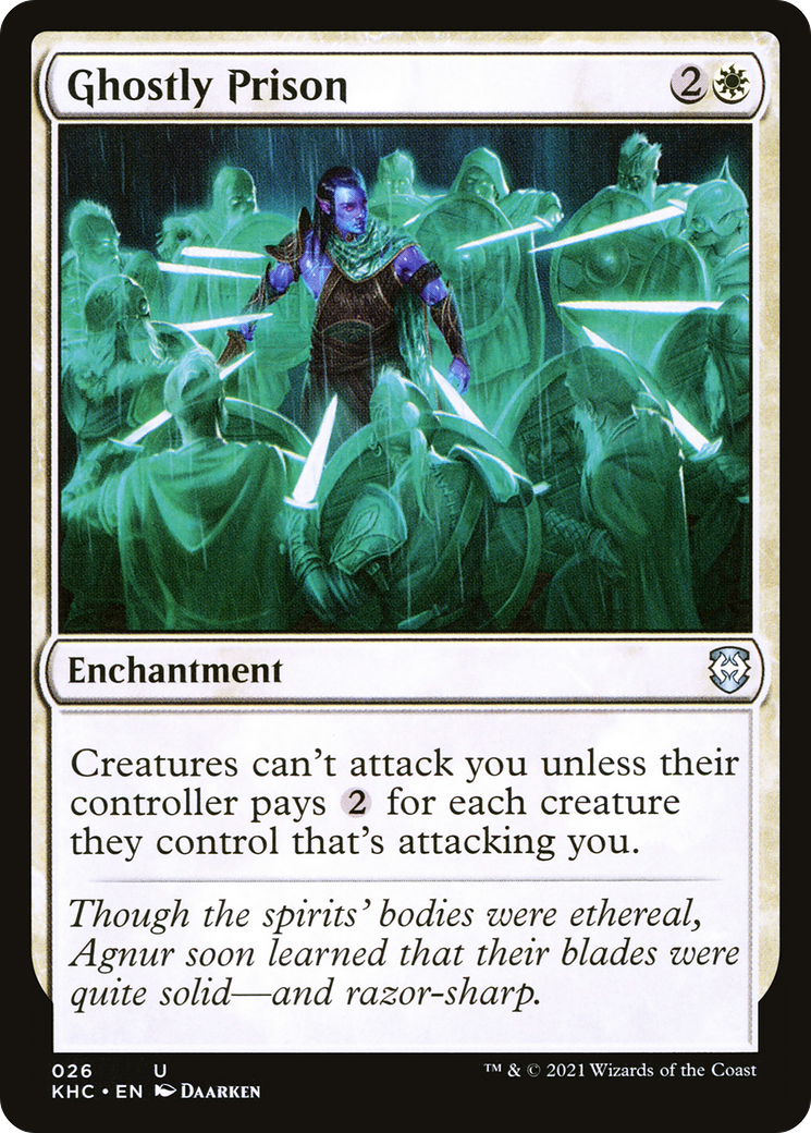 Ghostly Prison (KHC-026) [Kaldheim Commander]