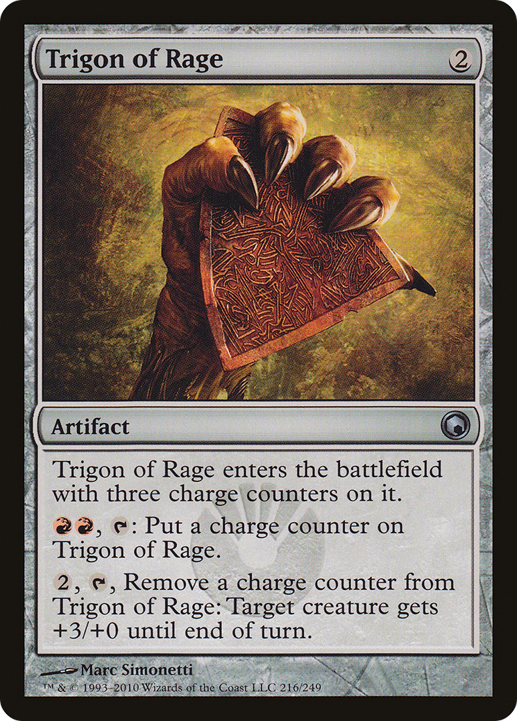Trigon of Rage (SOM-216) [Scars of Mirrodin]