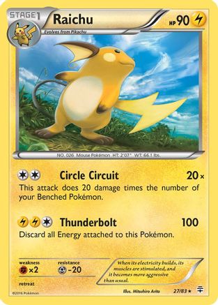 Raichu (027/83) [Generations] Holofoil - Holo Rare