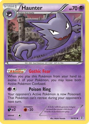 Haunter (034/83) [Generations] Reverse Holofoil - Uncommon