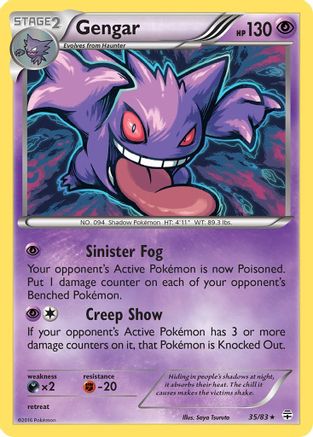 Gengar (035/83) [Generations] Holofoil - Holo Rare