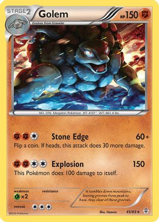 Golem (45/83) [Generations] Reverse Holofoil - Holo Rare