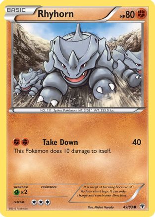 Rhyhorn (49/83) [Generations] - Common