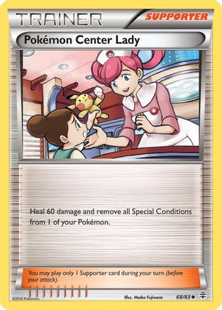 Pokemon Center Lady (068/83) [Generations] Reverse Holofoil - Uncommon
