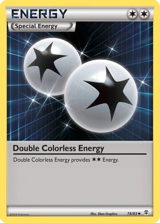 Double Colorless Energy (074/83) [Generations] Reverse Holofoil - Uncommon