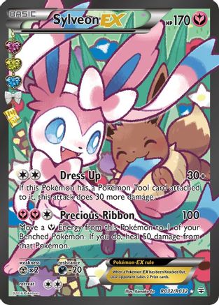 Sylveon EX (Full Art) (RC32/83) [Generations Radiant Collection] Holofoil - Ultra Rare