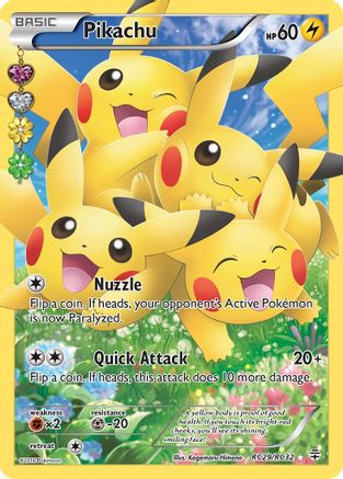 Pikachu (Full Art) (RC29/83) [Generations Radiant Collection] Holofoil - Ultra Rare
