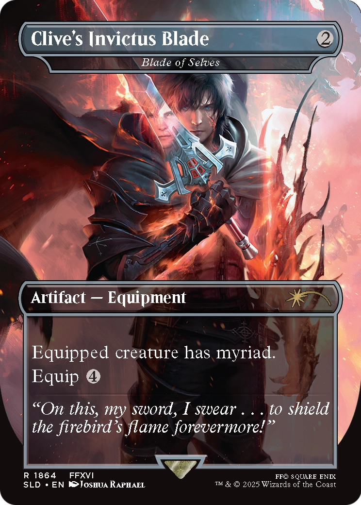 Blade of Selves (SLD-1864) (Borderless) [Secret Lair Drop] Foil