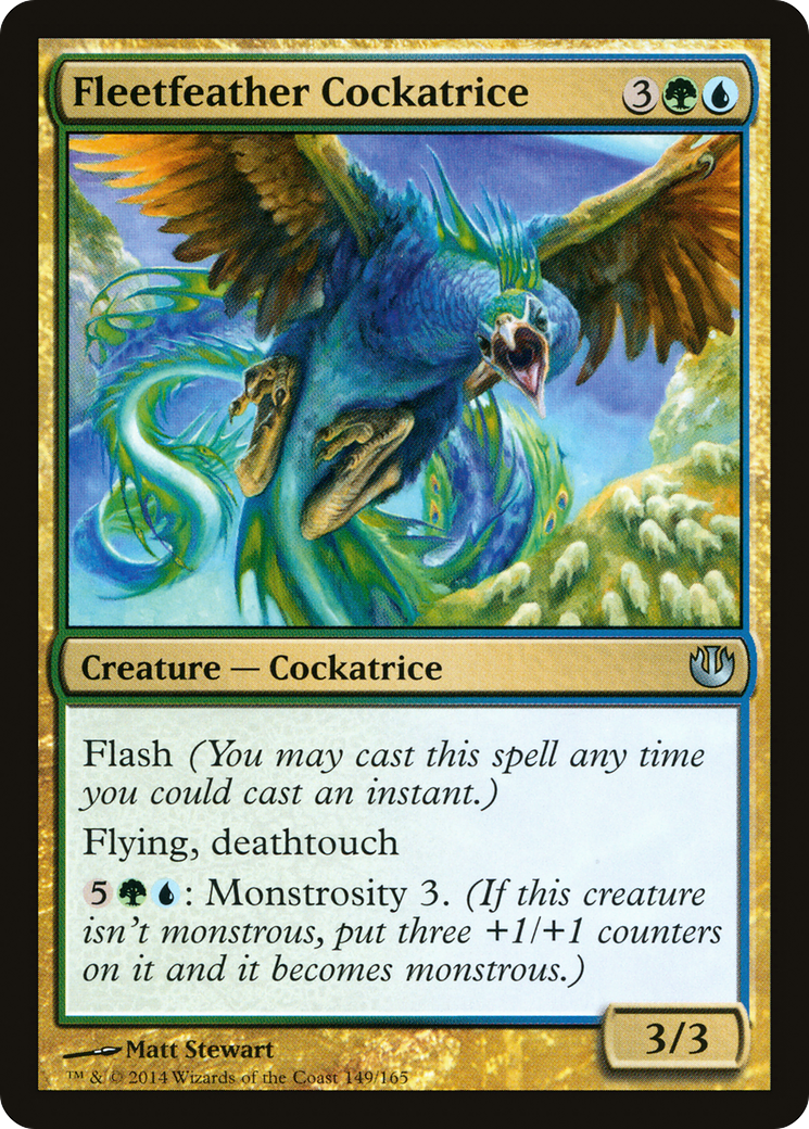 Fleetfeather Cockatrice (JOU-149) [Journey into Nyx]