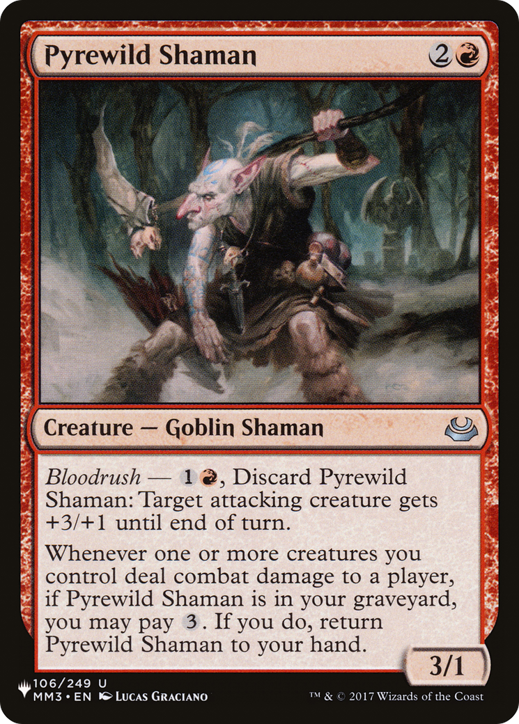 Pyrewild Shaman (LIST-MM3-106) [The List]