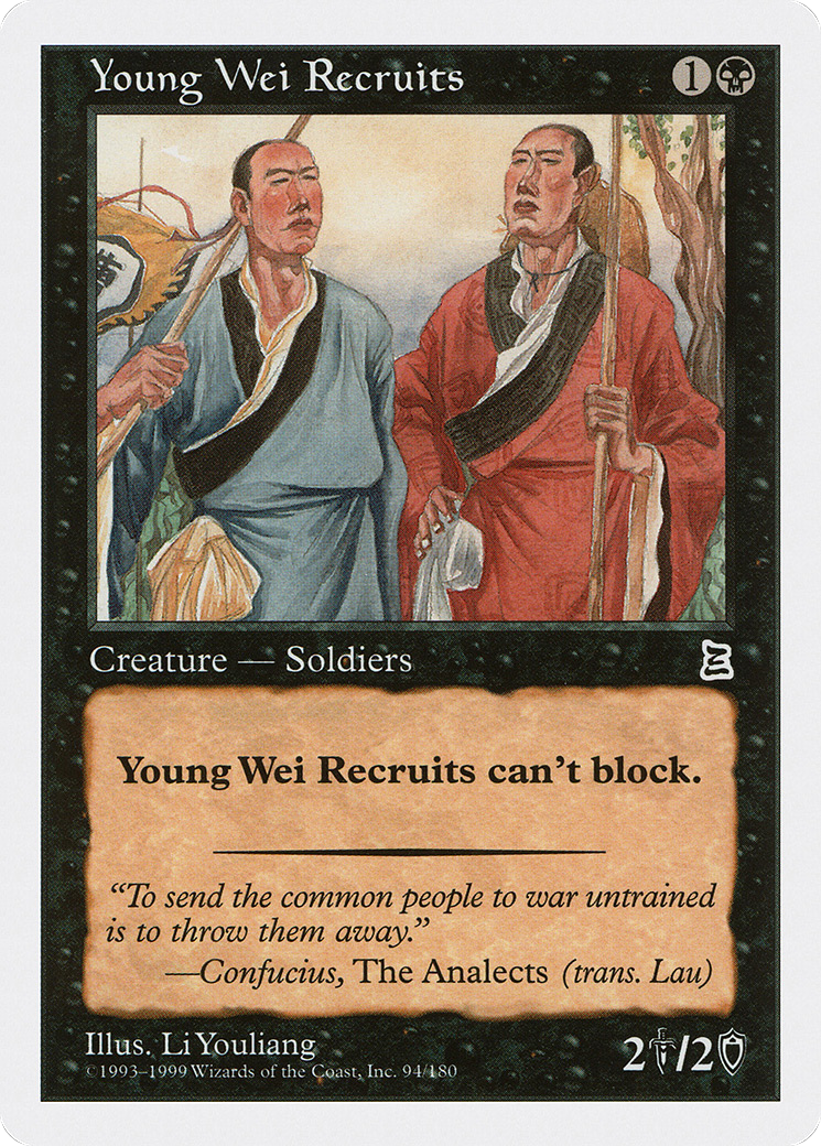 Young Wei Recruits (PTK-094) [Portal Three Kingdoms]