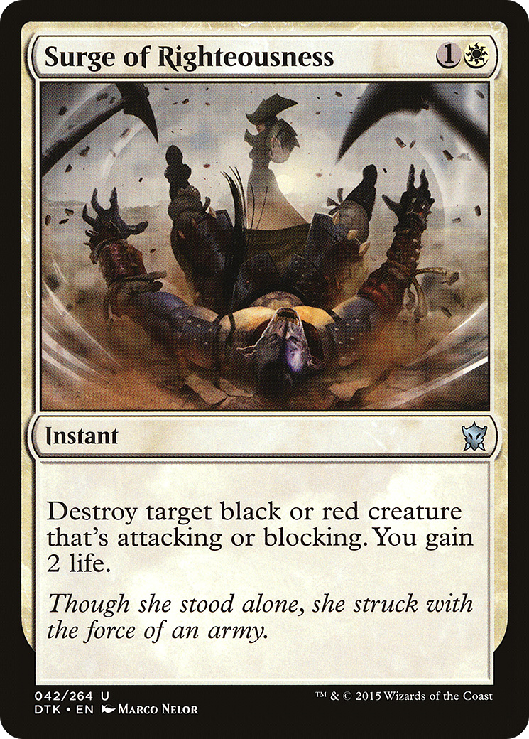Surge of Righteousness (DTK-042) [Dragons of Tarkir]