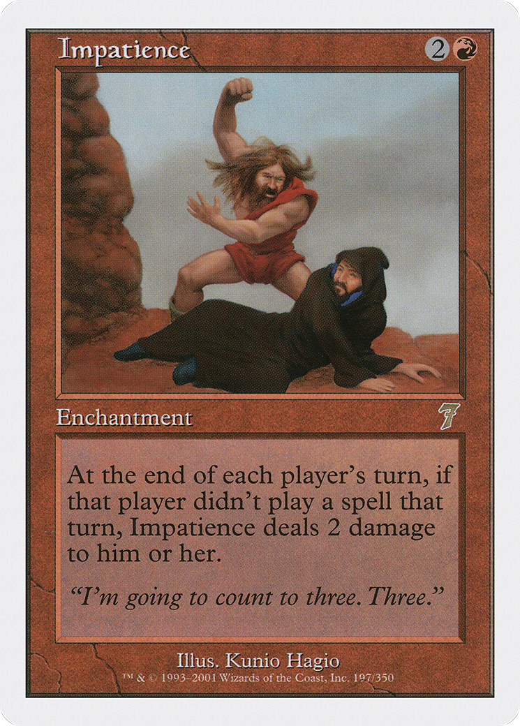 Impatience (7ED-197) [7th Edition] Foil