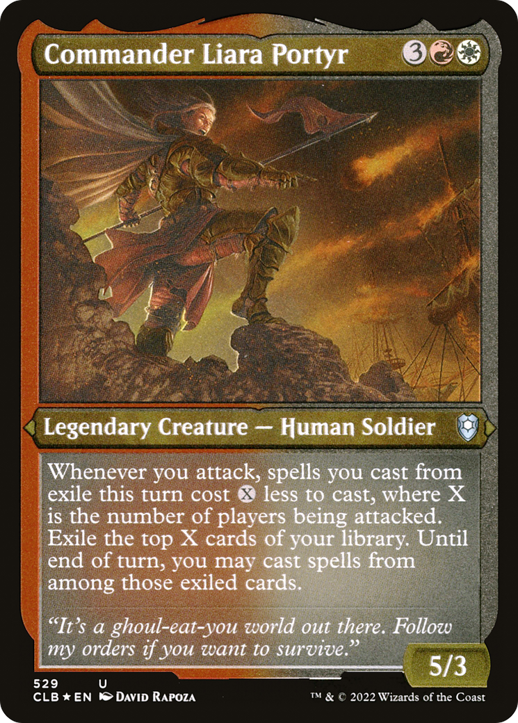 Commander Liara Portyr (CLB-529) [Commander Legends: Battle for Baldur's Gate] Foil