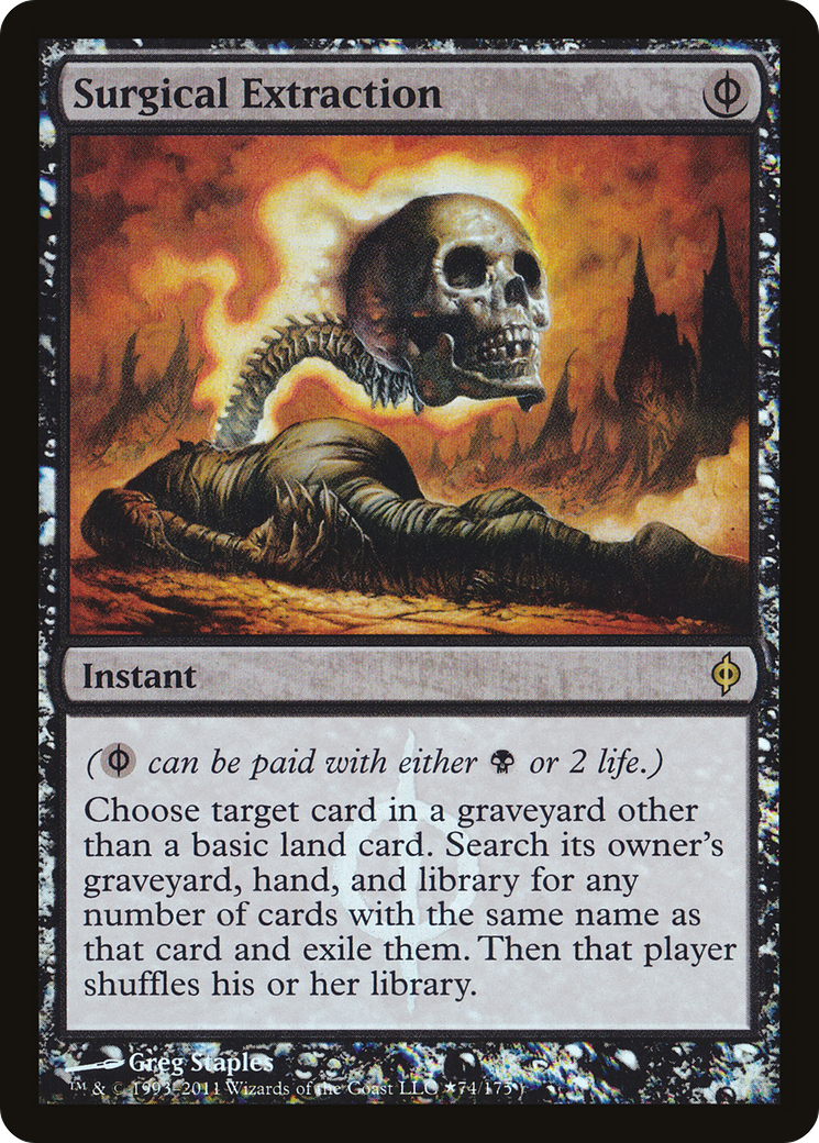 Surgical Extraction (BABP-074) [New Phyrexia Promos] Foil