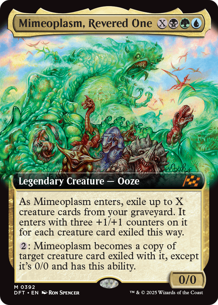 Mimeoplasm, Revered One (Extended Art) (DFT-392) [Aetherdrift] Foil