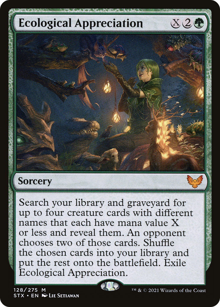 Ecological Appreciation (STX-128) [Strixhaven: School of Mages]