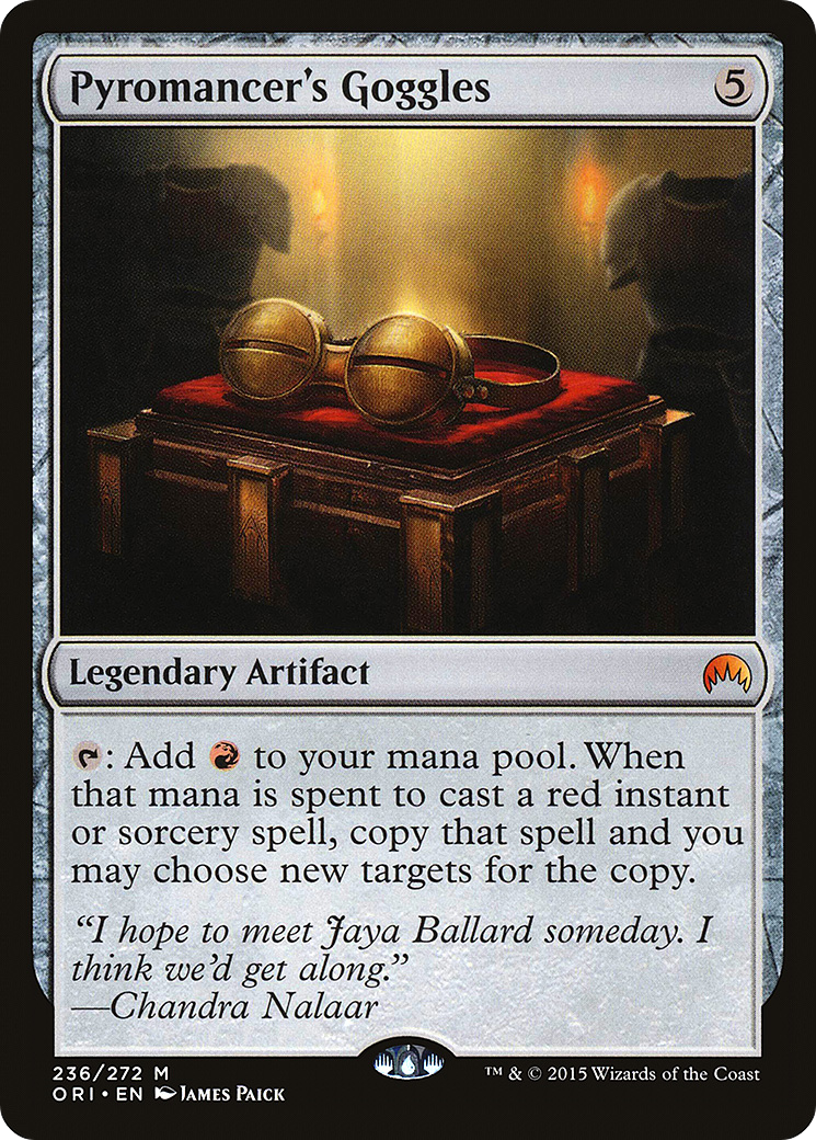 Pyromancer's Goggles (ORI-236) [Magic Origins] Foil