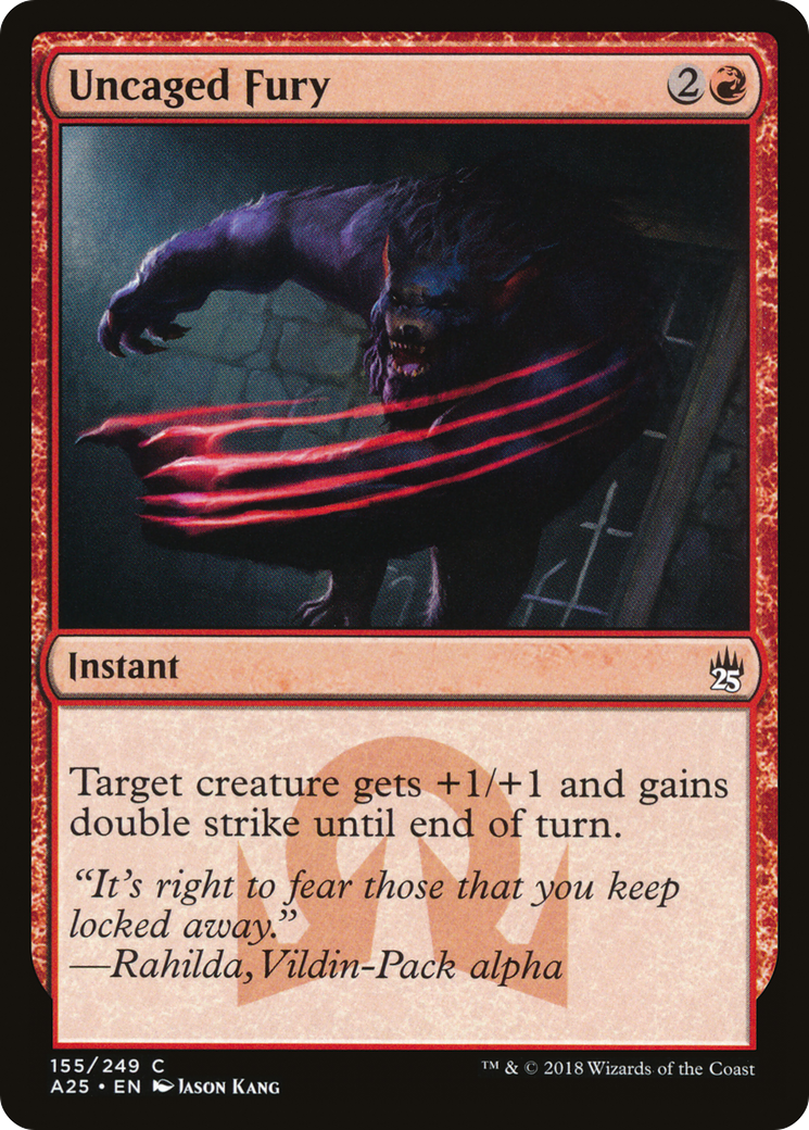Uncaged Fury (A25-155) [Masters 25]