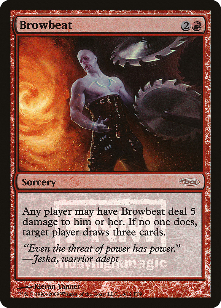 Browbeat (FNM-010) [Friday Night Magic 2009] Foil