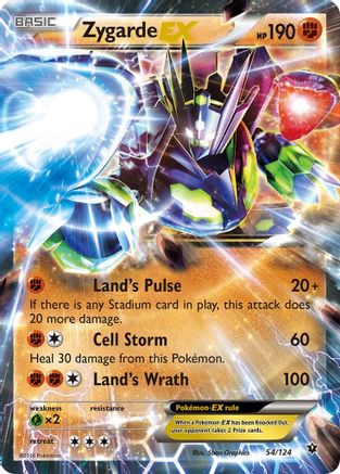 Zygarde EX (054/124) [XY  Fates Collide] Holofoil - Ultra Rare