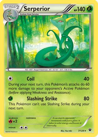 Serperior (007/124) [XY  Fates Collide] - Rare