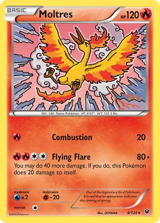 Moltres (009/124) [XY  Fates Collide] - Rare