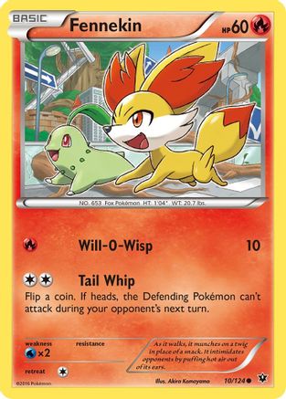Fennekin (010/124) [XY  Fates Collide] - Common