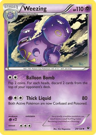 Weezing (028/124) [XY  Fates Collide] - Uncommon